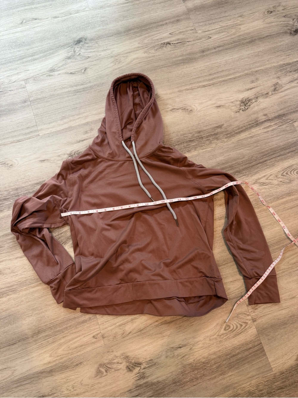 Soft Cozy Mauve Hoodie with Drawstring